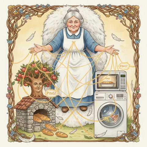 Frau Holle als Erfinderin des Pings