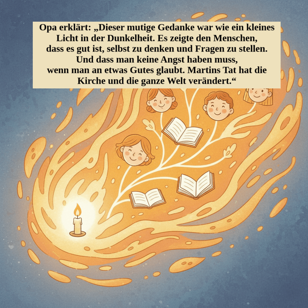 Kerze verbreitet Licht