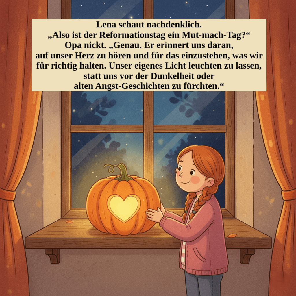 Kürbis mit Herz, der Licht verbreitet